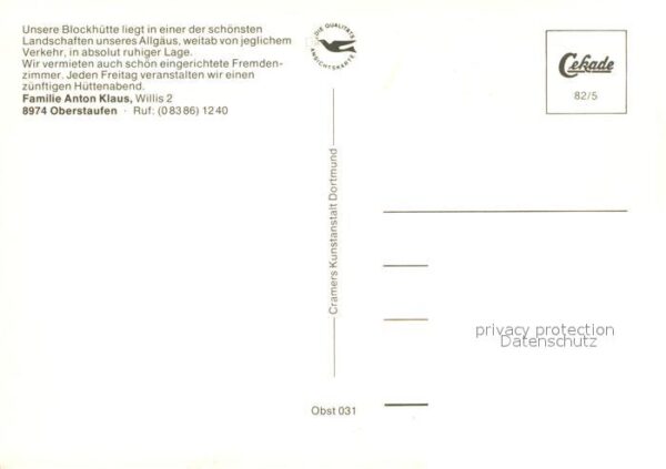 Oberstaufen Blockhütte – Bild 2