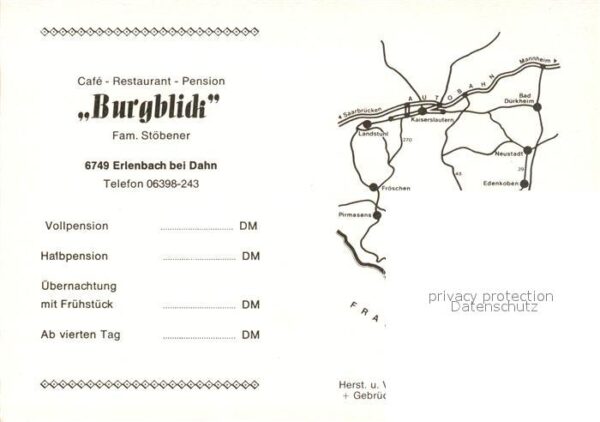 Erlenbach Dahn Gasthof Burgblick – Bild 2