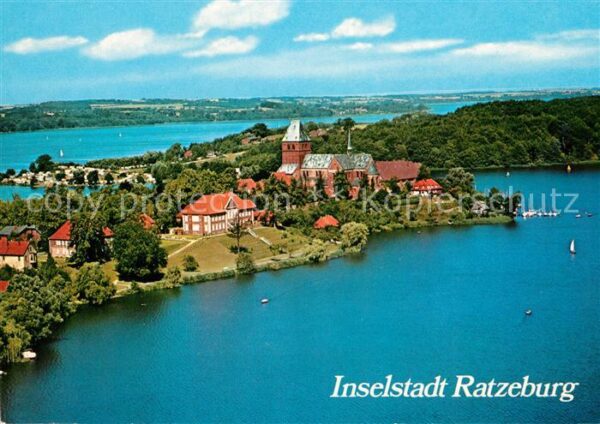 Ratzeburg Fliegeraufnahme Dom Heimatmuseum