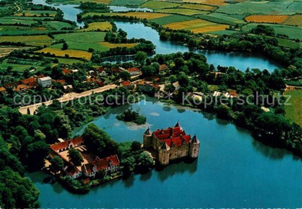 Gluecksburg Ostseebad Fliegeraufnahme Schloss