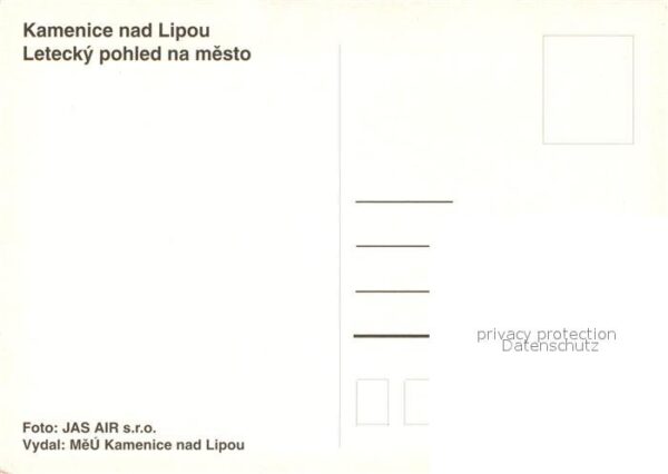 Kamenice nad Lipou Fliegeraufnahme – Bild 2