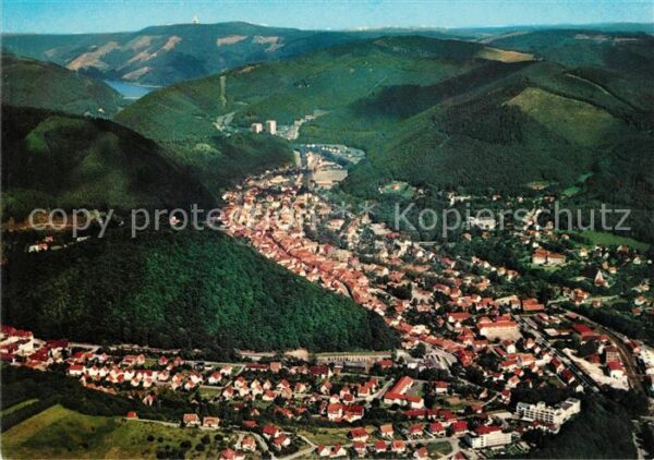 Lauterberg Bad Fliegeraufnahme Odertalsperre