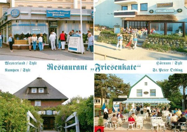 Peter-Ording St Restaurant Friesenkate Kampen Hörnum We