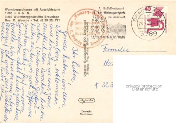 Braunlage Wurmbergschanze Aussichtsturm Wurmbergg – Bild 2