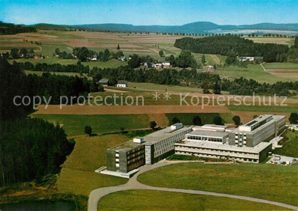 Bad Steben Fliegeraufnahme Sanatorium Franken der