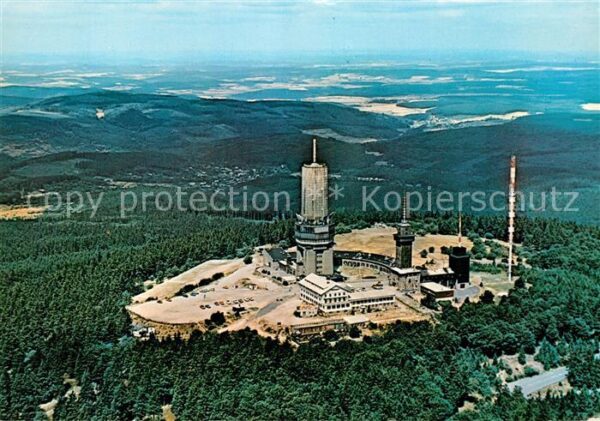 Grosser Feldberg Taunus Fliegeraufnahme Aussichtsturm Wanderhei