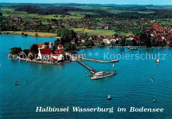 Wasserburg Bodensee Fliegeraufnahme
