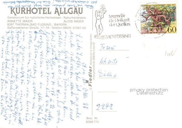 Bad Fuessing Kurhotel Allgäu – Bild 2