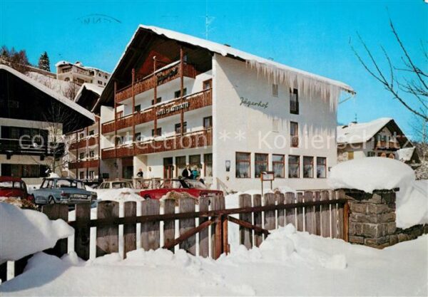 Mittenwald Bayern Hotel Jägerhof Winteraufnahme