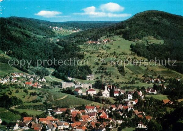 Sasbachwalden Fliegeraufnahme