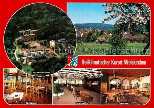 Weiskirchen Schwarzwald Fliegeraufnahme Hochwaldkliniken
