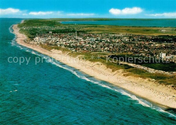 Westerland Sylt Fliegeraufnahme Strand