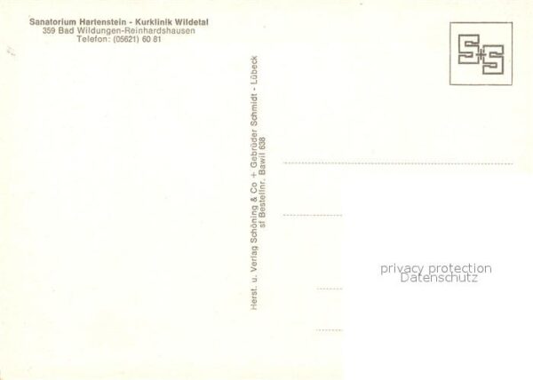 Reinhardshausen Sanatorium Hartenstein Schwimmbad – Bild 2