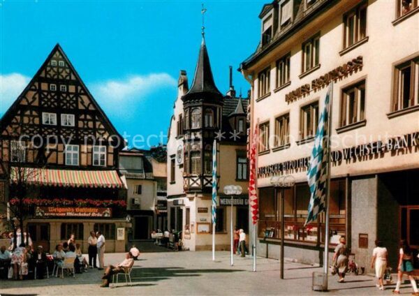 Kissingen Bad Fußgängerzone Markt