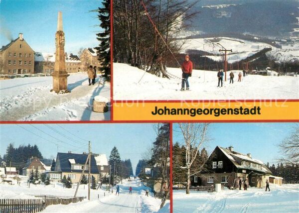 Johanngeorgenstadt Postmeielensäule Skilift Gasthaus Sausc