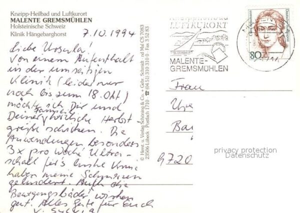 Malente-Gremsmuehlen Fliegeraufnahme Klinik Hängebarghorst – Bild 2