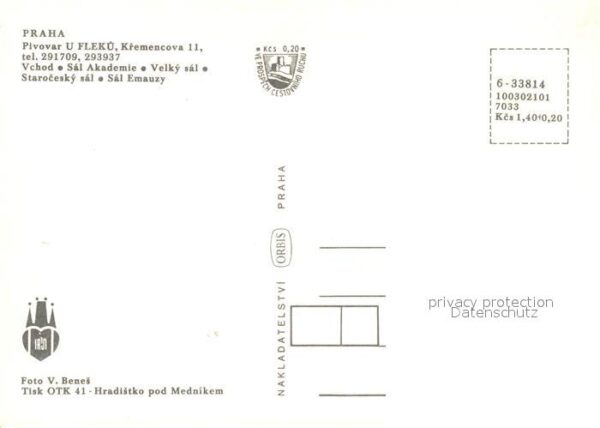 Praha Prahy Prague Rathaus Speisesaal – Bild 2