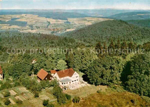 Obersensbach Fliegeraufnahme Pension Reußenkreuz