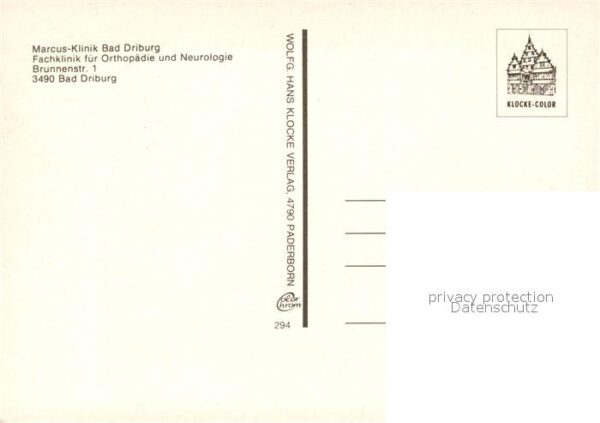 Driburg Bad Marcus Klinik Schwimmbad – Bild 2