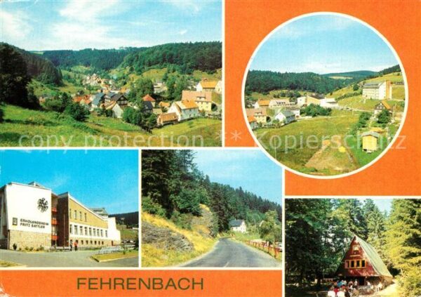 Fehrenbach Thueringer Wald Waldbaude Werraquelle FDGB Erholungshei