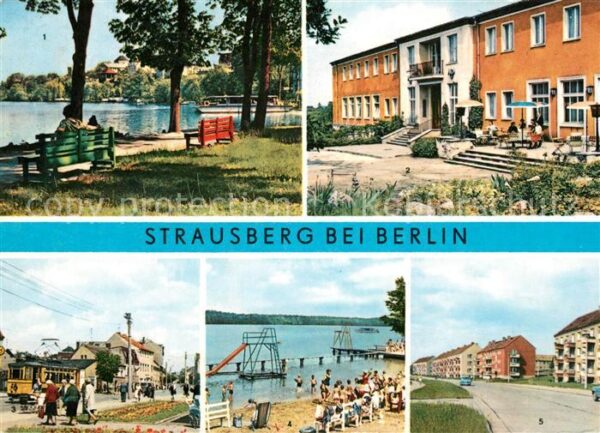 Strausberg Brandenburg Fähre HO Hotel Badeanstalt