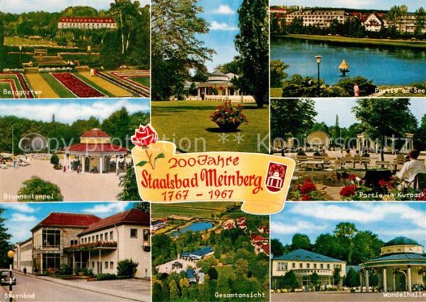 Bad Meinberg Staatsbad Berggarten See Kurpark Sternb
