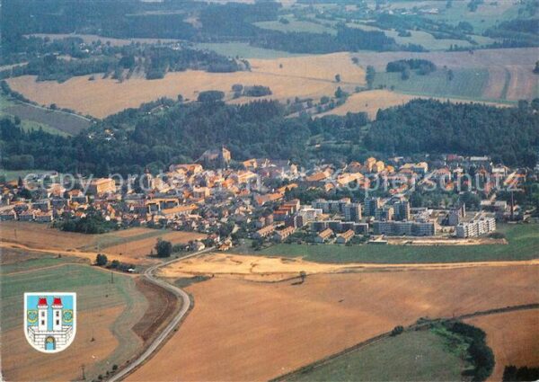 Kamenice nad Lipou Fliegeraufnahme