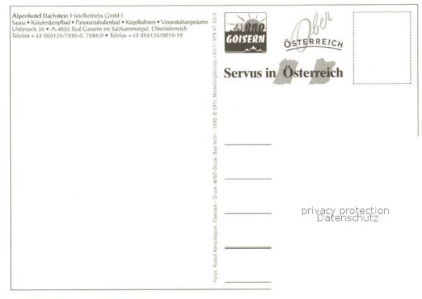 Goisern Salzkammergut Bad Alpenhotel Dachstein – Bild 2