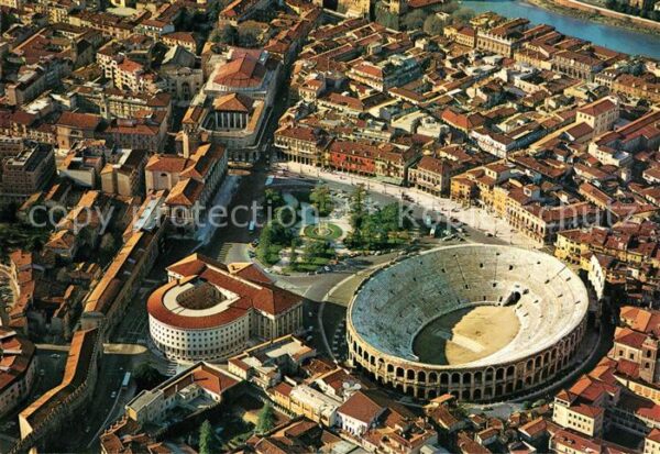 Verona Veneto Fliegeraufnahme Arena