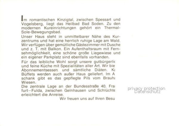 Bad Soden-Salmuenster Hotel Pension Wiesener Hof – Bild 2