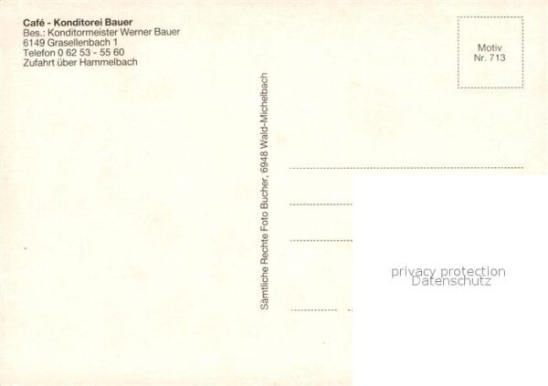 Grasellenbach Cafe Konditorei Bauer – Bild 2