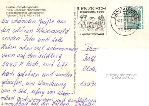 Lenzkirch Hertie Erholungsheim – Bild 2