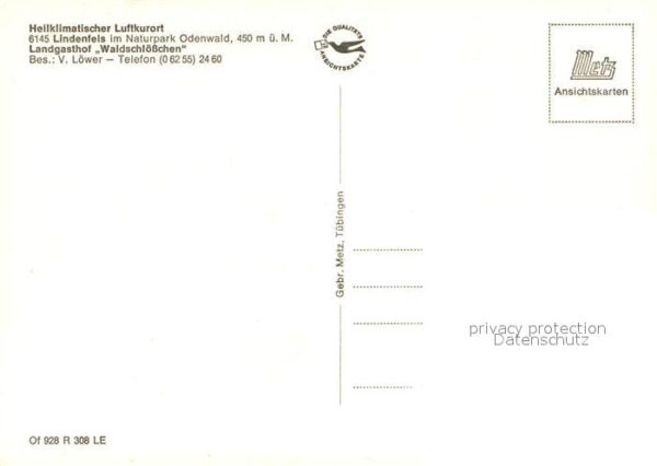 Lindenfels Odenwald Landgasthof Waldschlösschen – Bild 2