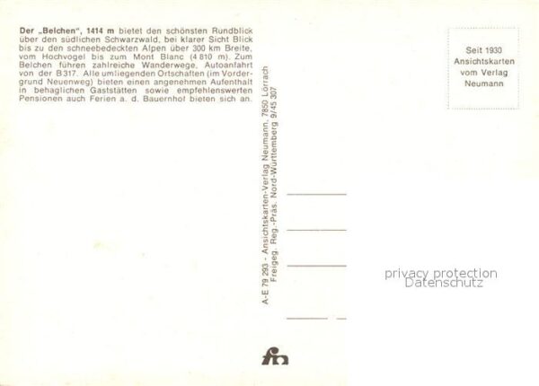 Belchen Baden Fliegeraufnahme – Bild 2