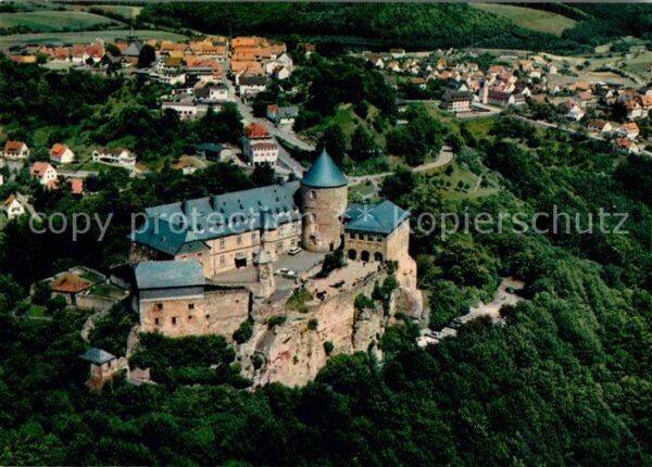 Schloss Waldeck Fliegeraufnahme