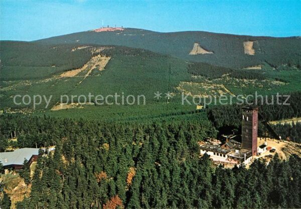 Braunlage Fliegeraufnahme Seilbahn Bergstation Wu