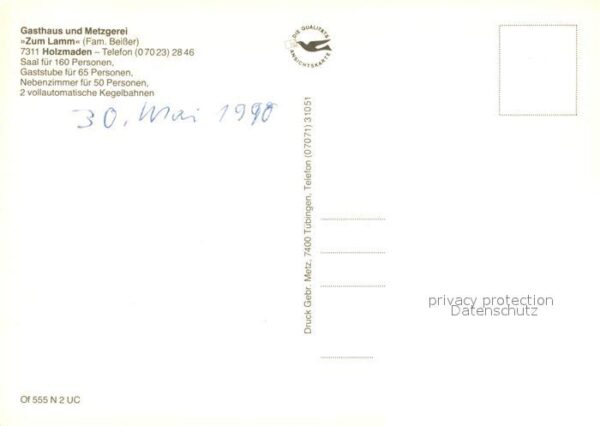 Holzmaden Gasthaus Metzgerei zum Lamm – Bild 2