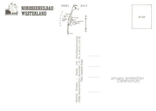 Westerland Sylt Fliegeraufnahme mit Strand Fussballfeld – Bild 2