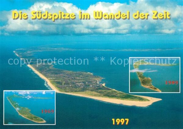 Sylt Fliegeraufnahme Südspitze im Wander der