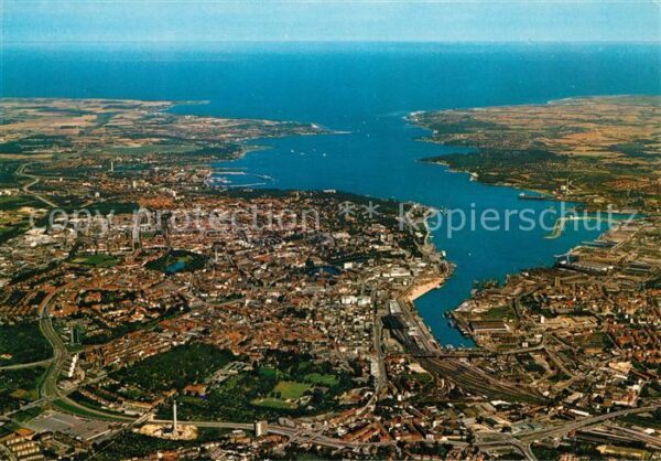 Kiel Fliegeraufnahme mit Förde