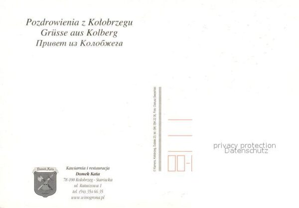 Kolberg Ostseebad Kolobrzeg Domek Kata Restaurant – Bild 2