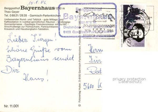 Garmisch-Partenkirchen Berggasthof Bayernhaus – Bild 2