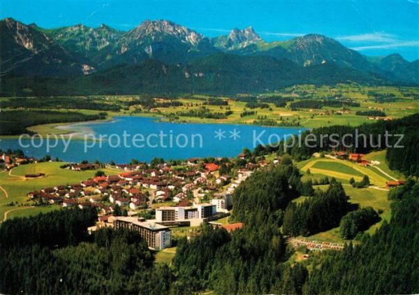 Hopfen See Fliegeraufnahme Enzensberg