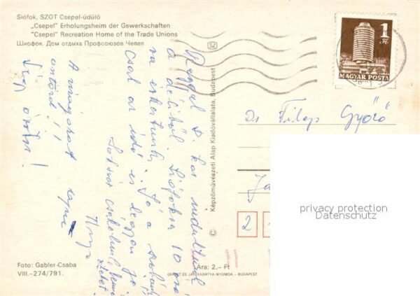 Siofok SZOT Csepel Üdülo – Bild 2