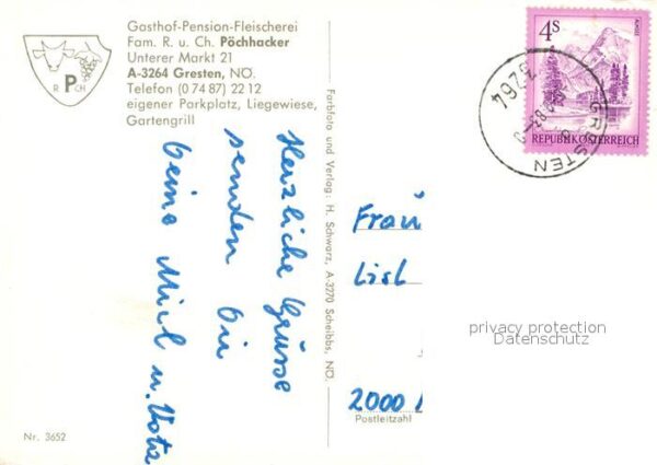Gresten Gasthof Fleischerei Pöchhacker – Bild 2