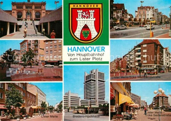 Hannover Lister Meile Hauptbahnhof Bredero-Hochh