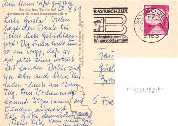 Bayrischzell Sanatorium Tannerhof Wendelstein – Bild 2