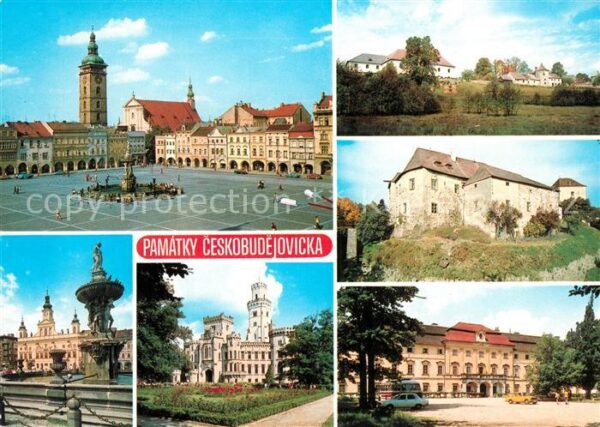Ceske Budejovice Zizkovo namesti Zumberk Nove Hrady