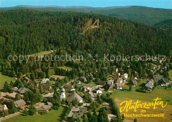Hinterzarten Fliegeraufnahme Skisprungschanze
