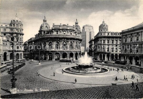 Genova Genua Liguria Piazza De Ferrari